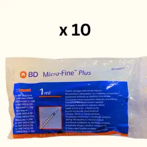 BD Micro Fine Plus 1ml U100 30G 8mm